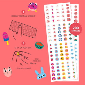 Omy stickers withstand hand washing for long-lasting wear.