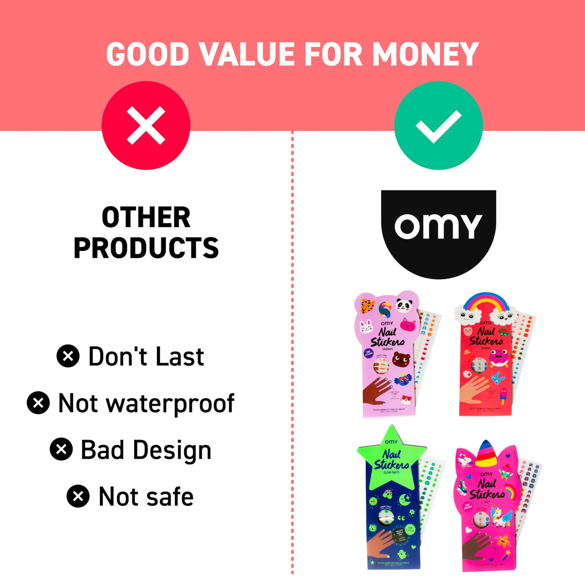 Omy party-ready stickers make great gifts.