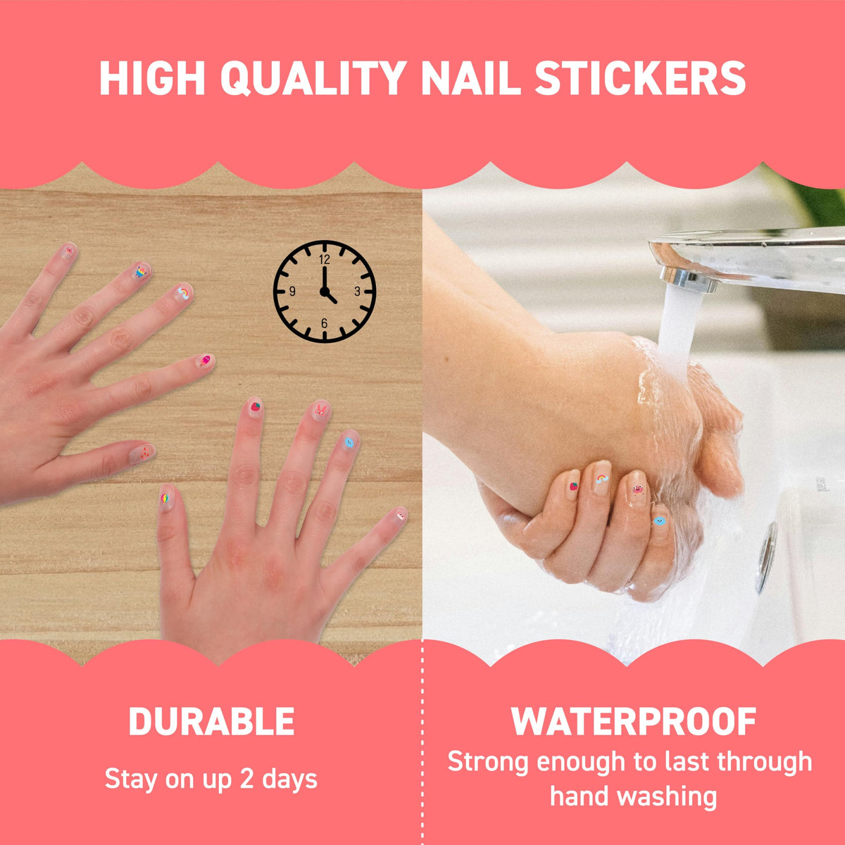 Omy safe non-toxic stickers suitable for kids 3 and up.