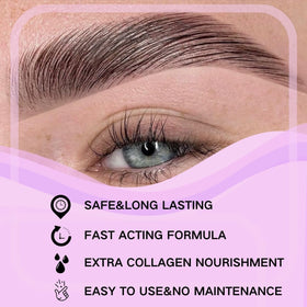 Omysda brow lamination process for fuller brows