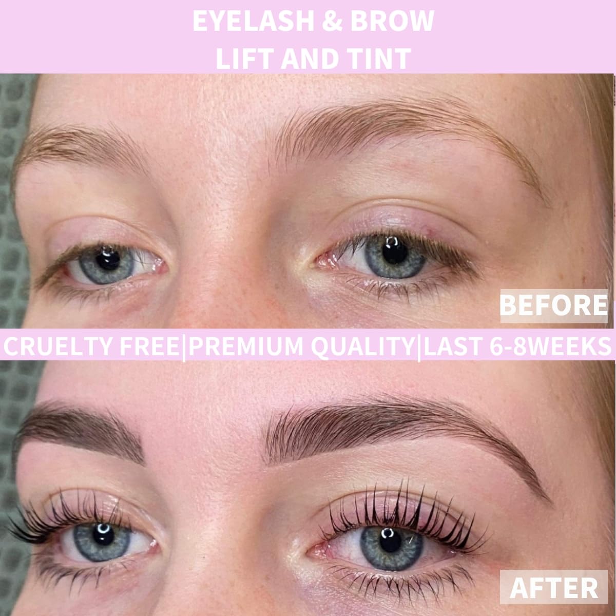 Omysda lash lift process for defined, curled lashes