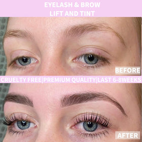 Omysda lash lift process for defined, curled lashes