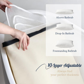 ONDAQUA non-slip weighted design prevents slips without fuss.