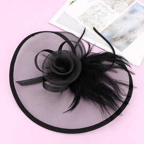 Ondder cocktail and church events-friendly fascinator for versatile styling.