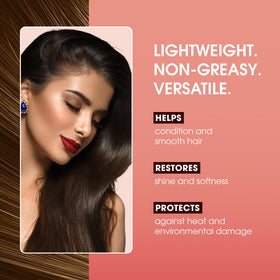 One 'N Only Argan Oil Hair Treatment shine detail for healthy-looking glow