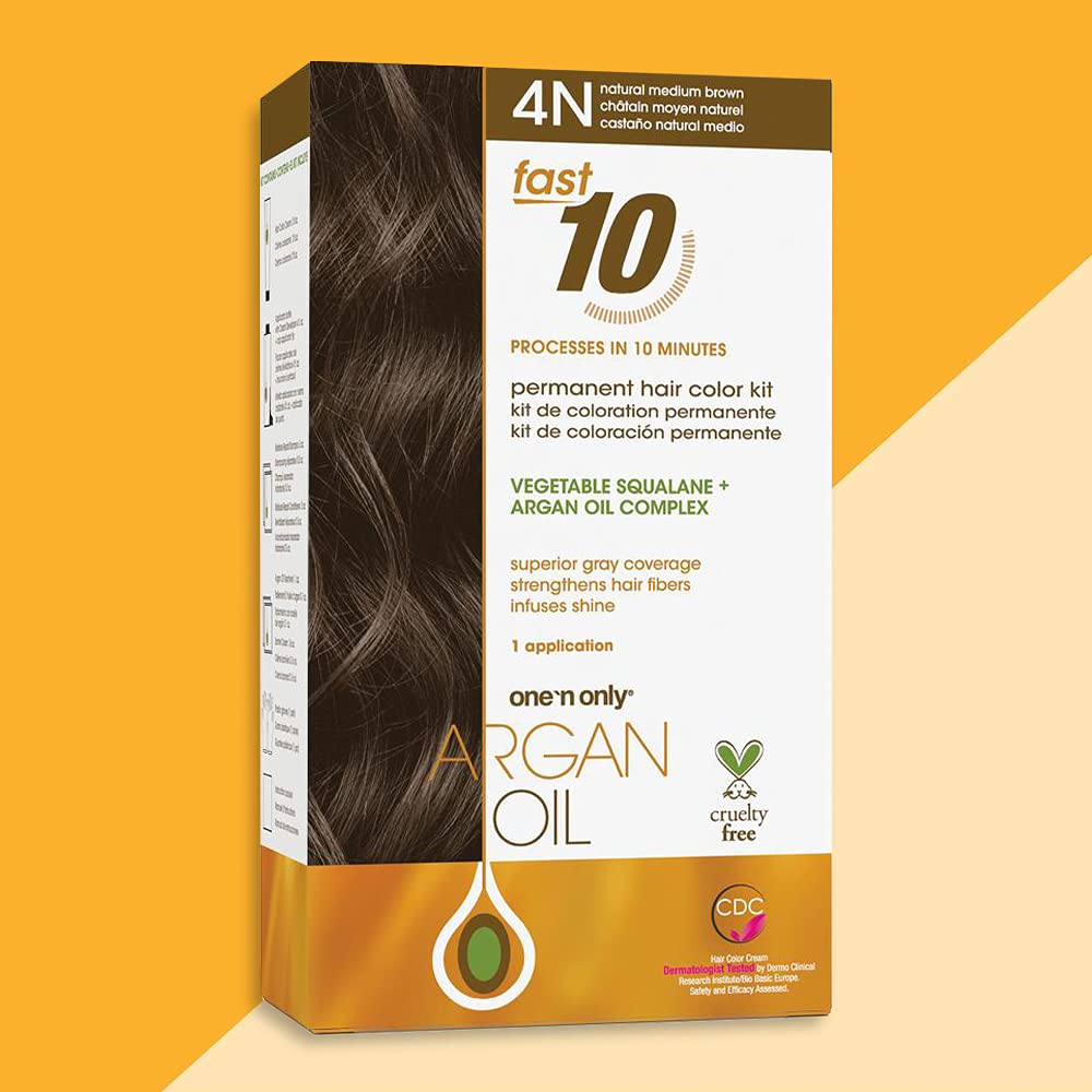 One 'N Only Fast 10 color kit post-color care with shampoo and conditioner.