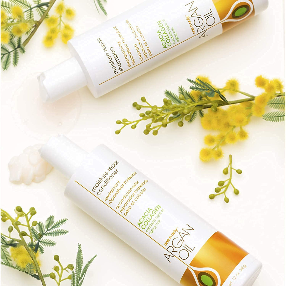 One 'N Only Moisture Repair Shampoo cruelty-free packaging signals ethical care