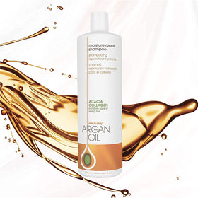 One 'N Only Moisture Repair Shampoo foamy lather demonstrates volumizing effect