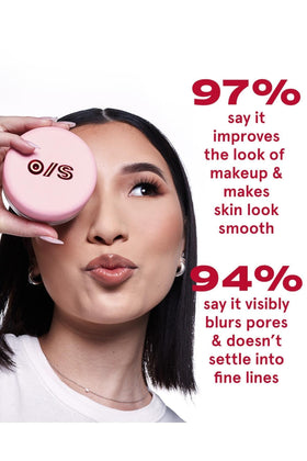 Sweat-proof formula of One Size Ultimate Blurring Setting Powder maintains makeup