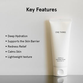 Centella asiatica extract being applied to skin for calmness