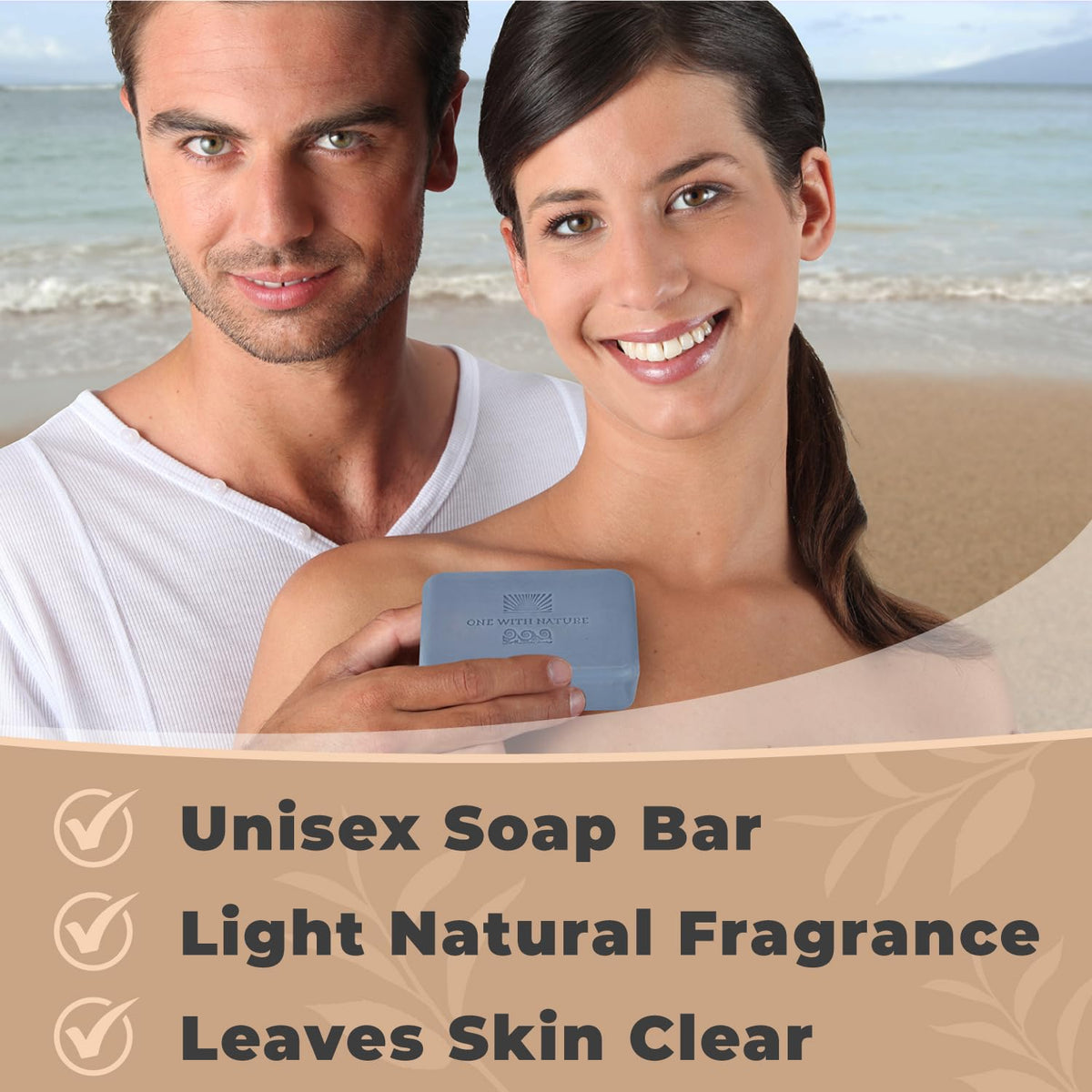 One With Nature eco-friendly packaging emphasizing cruelty-free and sustainable sourcing.