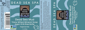 One With Nature Dead Sea Mud Soap eco-friendly packaging and cruelty-free ethos.