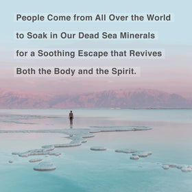 Detail of mineral content in One With Nature Dead Sea Salt for skin nourishment.
