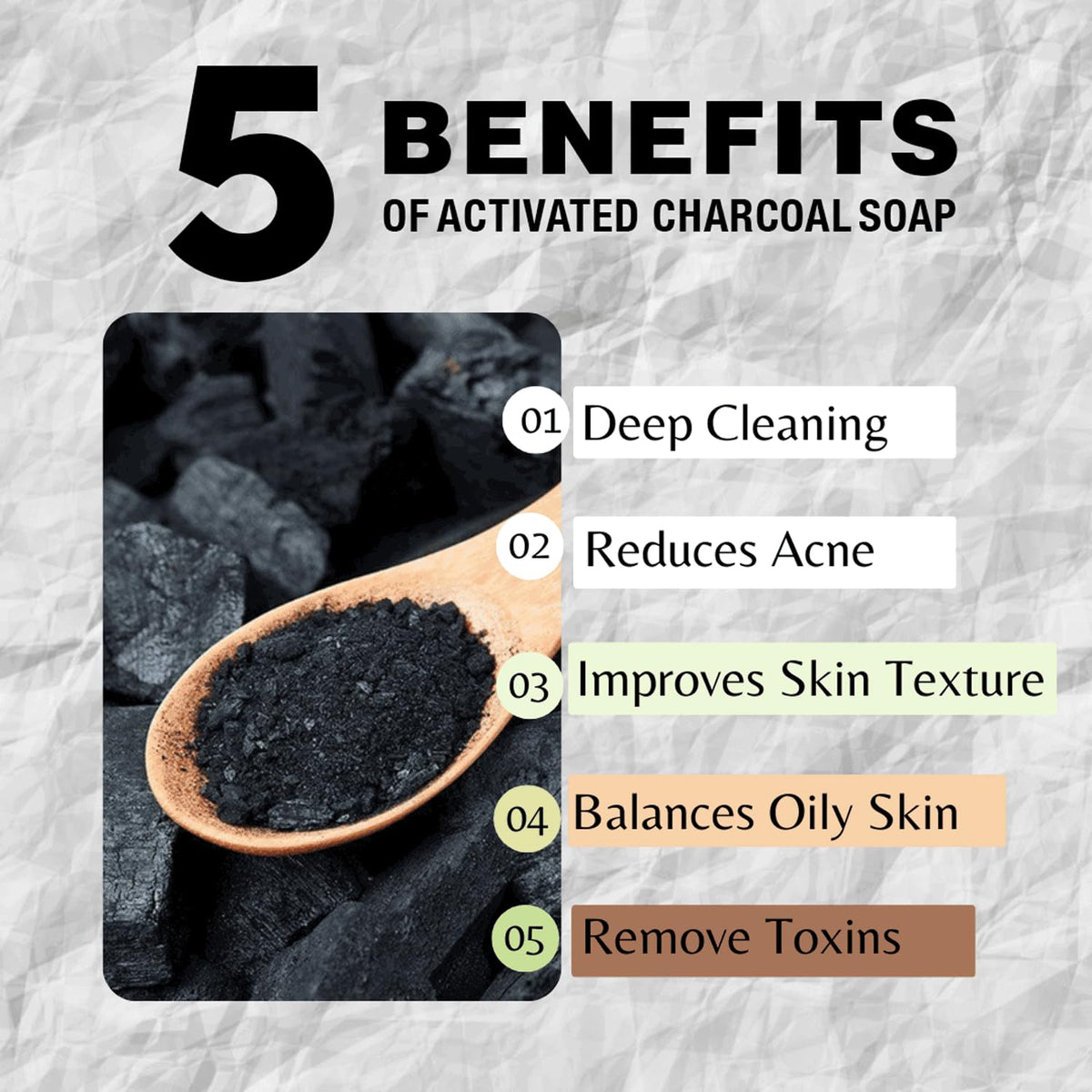 One With Nature Dead Sea Mud soap close-up for oil balance and pores