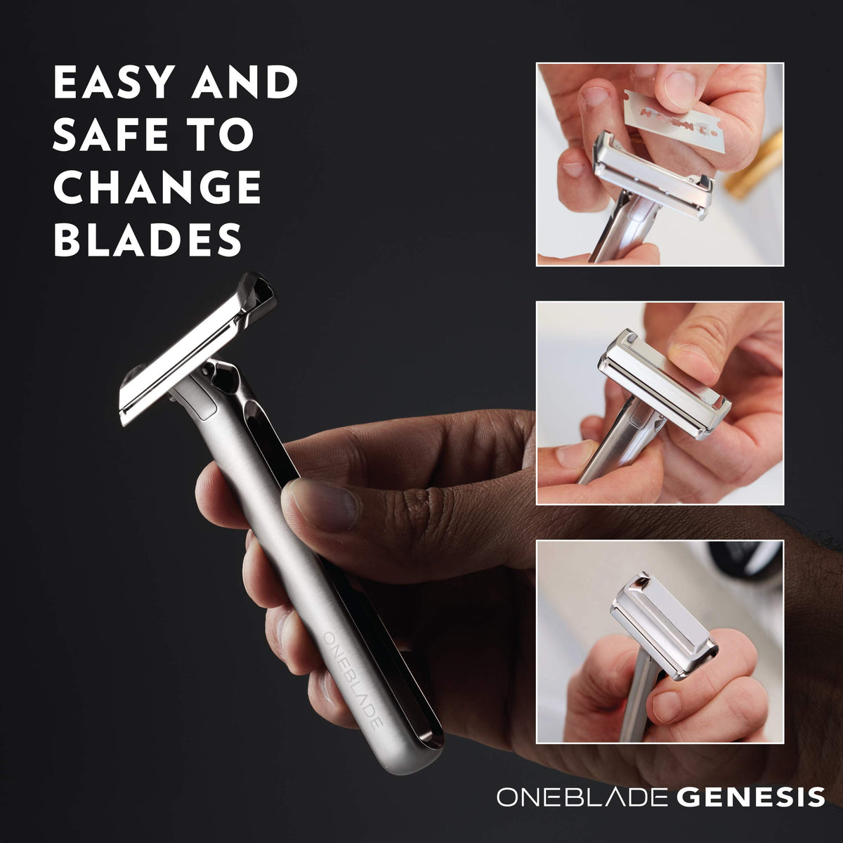OneBlade eco-friendly blade bank promotes responsible disposal of used blades.