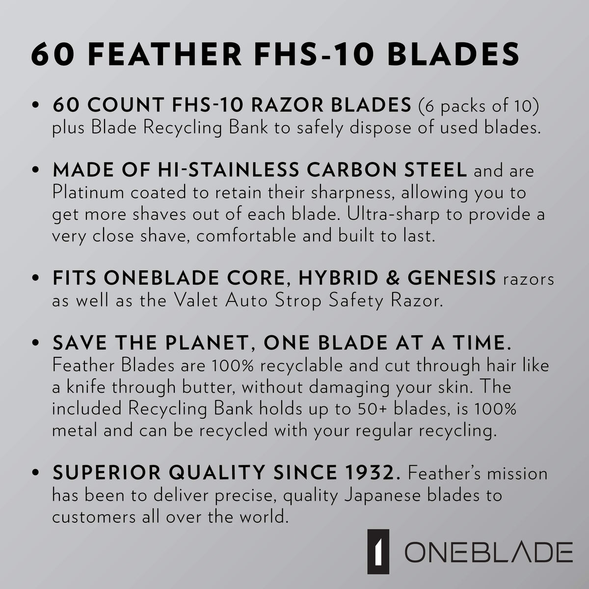 OneBlade PTFE-coated edge detail reduces friction for smoother shaves.