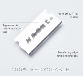 OneBlade shaving precision image showcases thoughtful design for a clean feel.