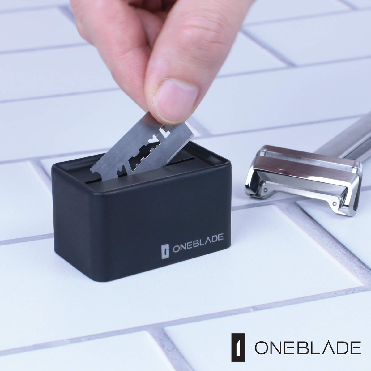 OneBlade two-month supply offers convenient, steady grooming.