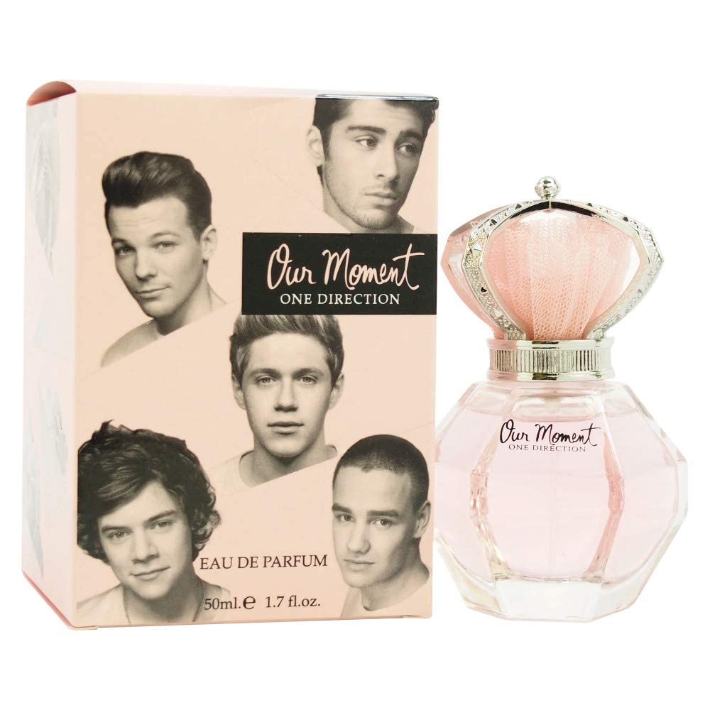 One Direction Our Moment spray bottle ready for on-the-go fragrance application