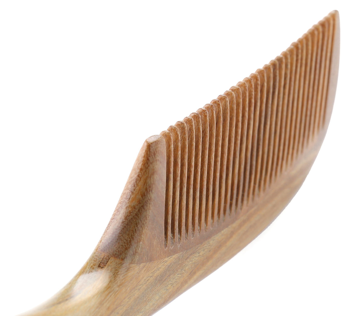Onedor sandalwood fine-tooth comb, precise spacing for sleek results