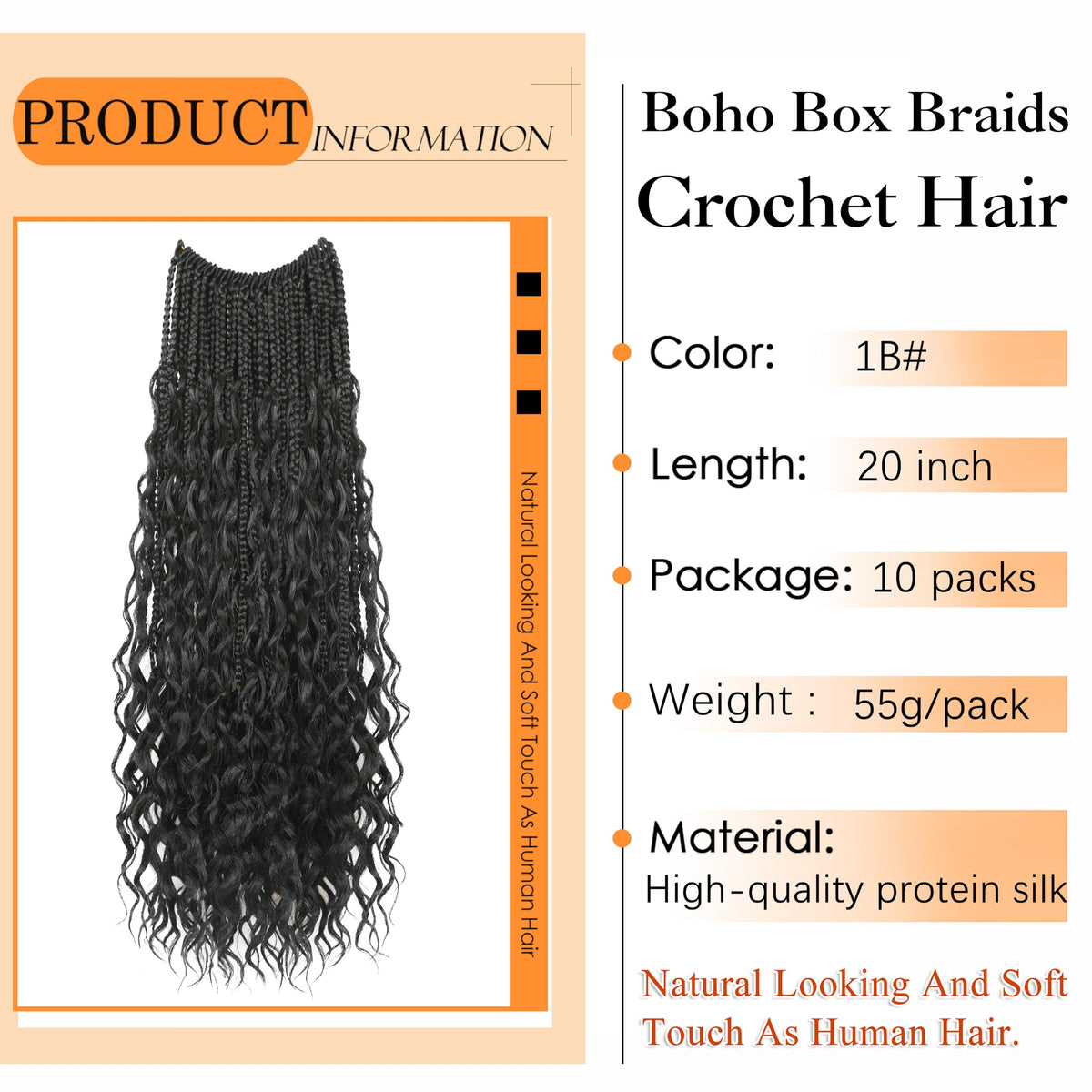Onefatchoy protein fiber curls close-up demonstrate realistic hair-like feel
