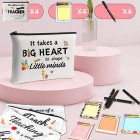 ONEHAUS sticky notes with wooden holders support tidy lesson planning.
