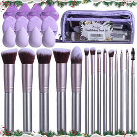 Oneleaf 26 Pcs Makeup Brushes Set, full collection for flawless base and professional blends.