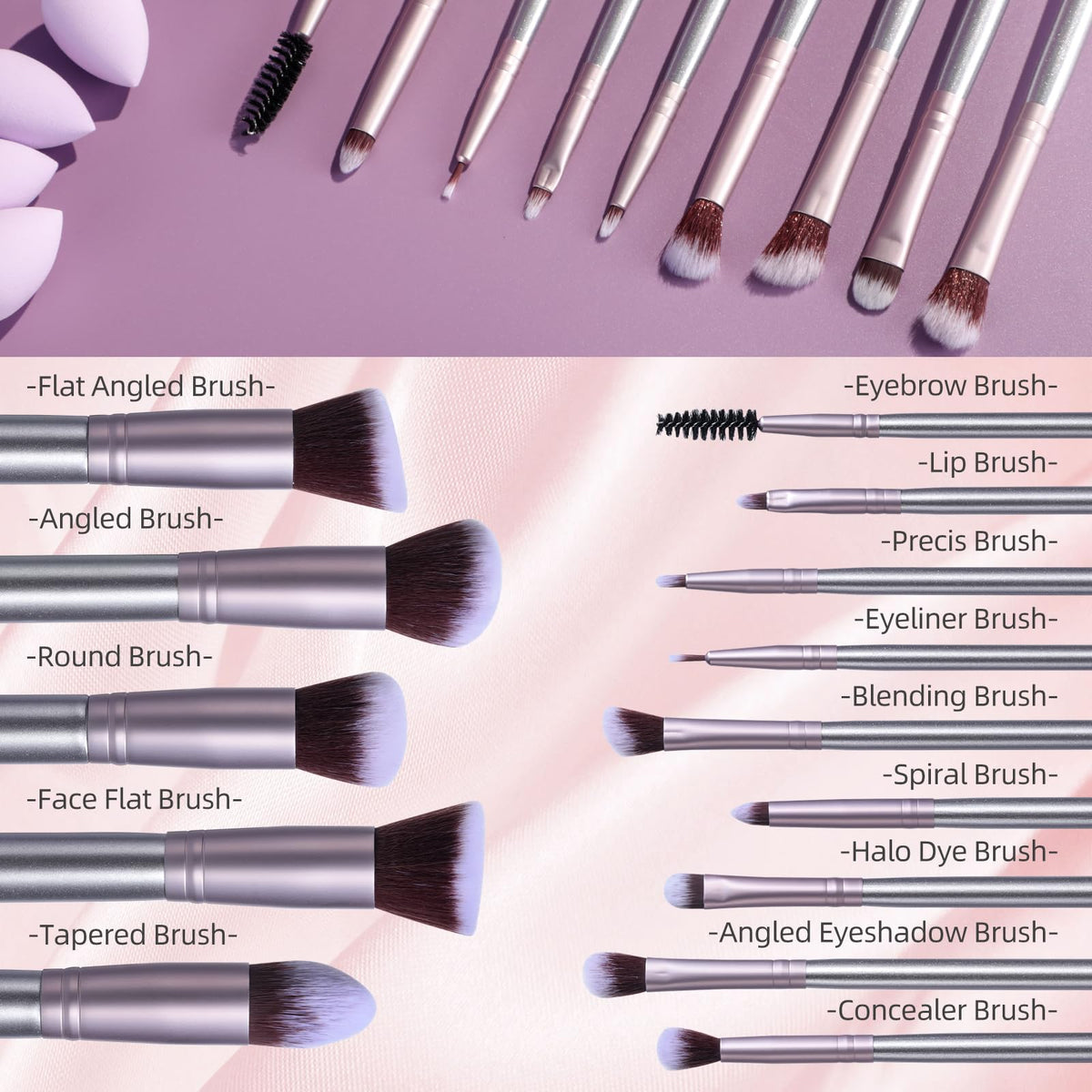 Oneleaf concealer brush delivers precise coverage for blemishes.