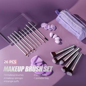 Oneleaf travel wash bag keeps brushes organized on the go.