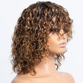 OnePart party outdoor cosplay water wave wig 12inch