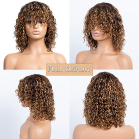 OnePart water wave wig with soft texture and tangle-free feel