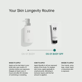 OneSkin BODY SPF OS-01 ingredients-visual emphasizing antioxidants and OS-01 peptide
