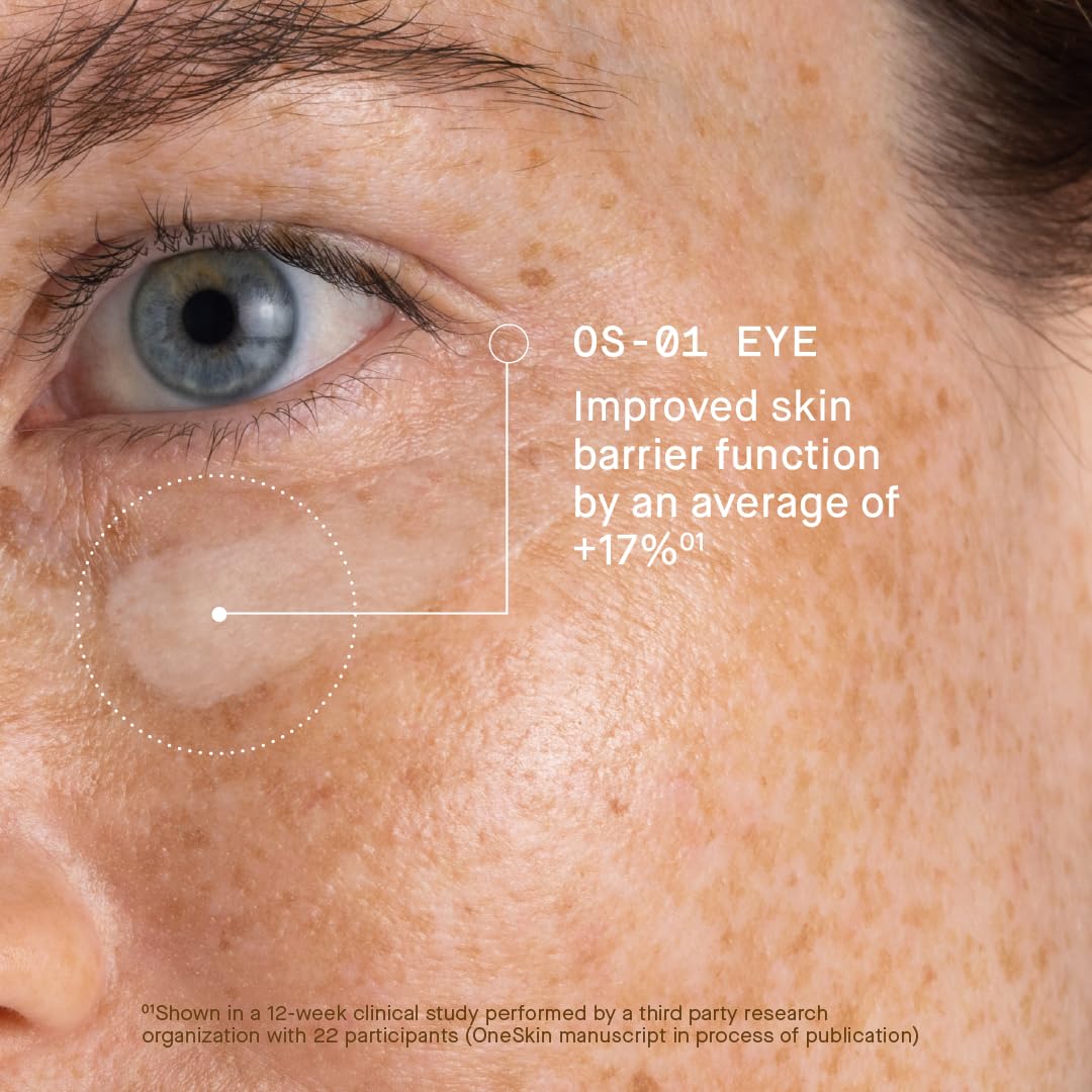 Fragrance-free packaging of OS-01 Eye, ideal for sensitive skin.
