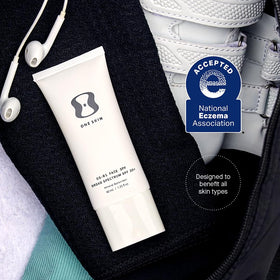 OneSkin FACE SPF OS-01 application demo showing easy massage