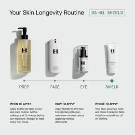 OneSkin FACE SPF OS-01 packaging emphasizing vegan, fragrance-free formula