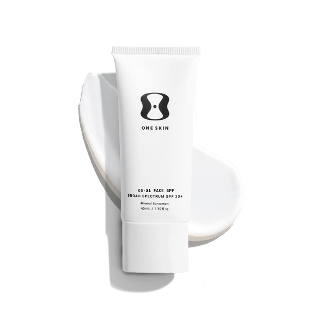 OneSkin FACE SPF OS-01 untinted bottle for clean mineral protection