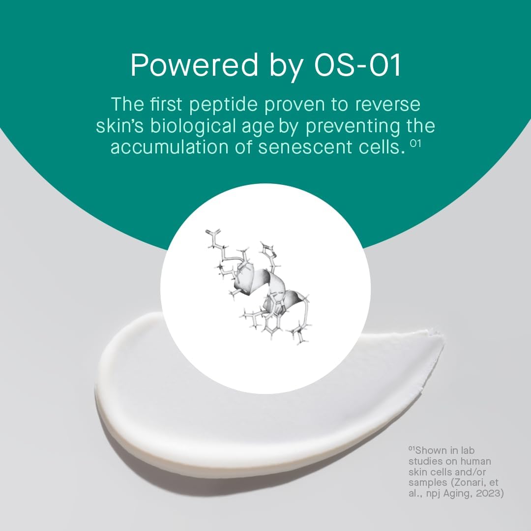 OneSkin OS-01 Eye bottle targets the eye area with elevated peptide concentration.