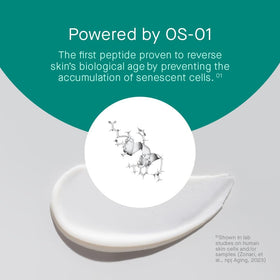 OneSkin OS-01 Eye bottle targets the eye area with elevated peptide concentration.