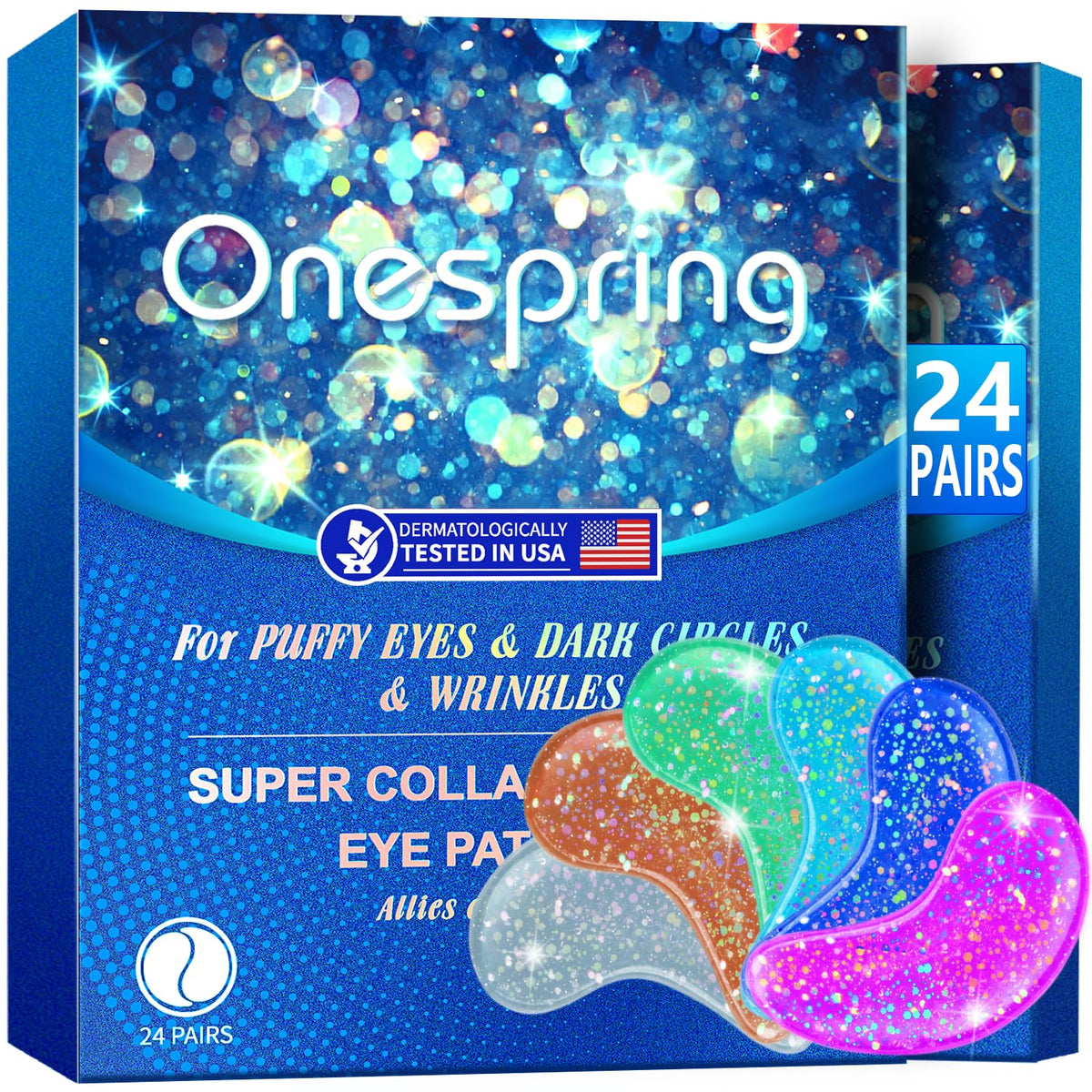 Onespring eye gel pads packaging for easy use and storage.