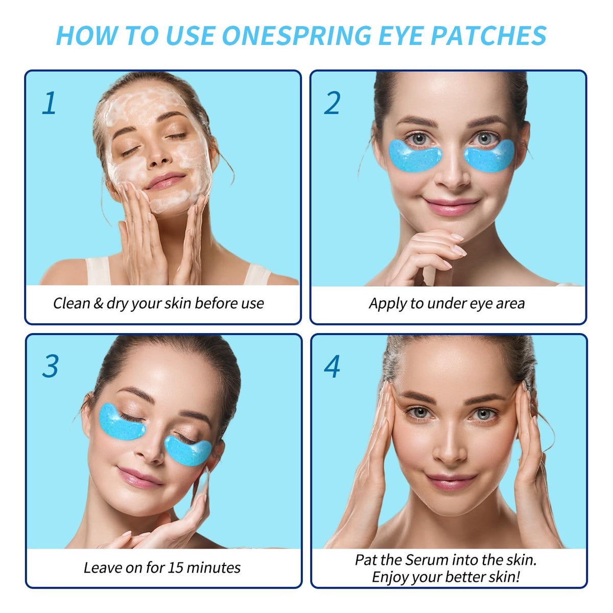 Onespring 15-20 minute treatment offers a quick, relaxing at-home spa experience.