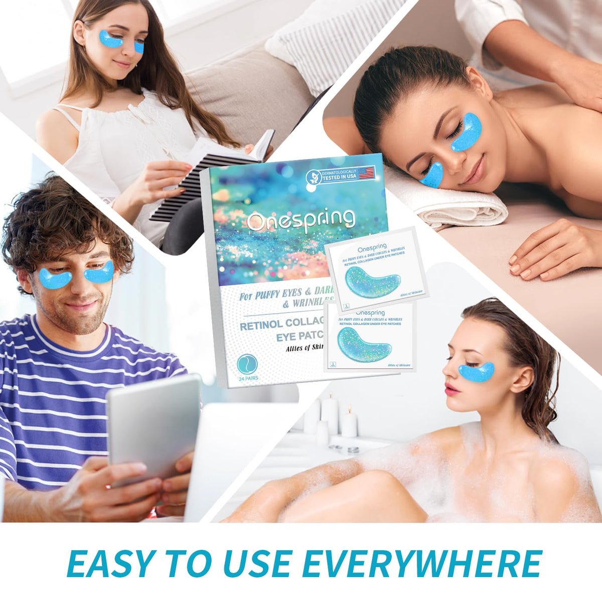 Onespring gift-ready eye masks are a thoughtful skincare gift option.