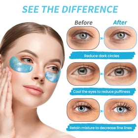 Onespring retinol-collagen gel pads smooth fine lines with gentle, spa-like under-eye care.