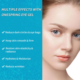 Onespring under-eye patches provide deep hydration to boost skin elasticity.