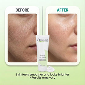 Ongaro Beauty Organic Face Scrub pump application demonstrates easy daily use