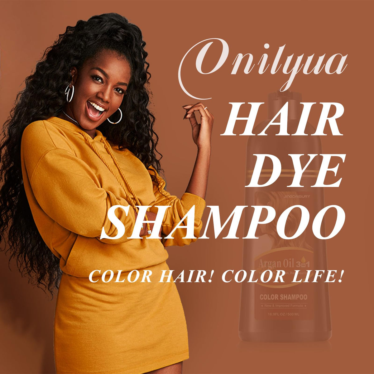 Onilyua color-lasting effect shows 6–8 weeks of vibrancy.