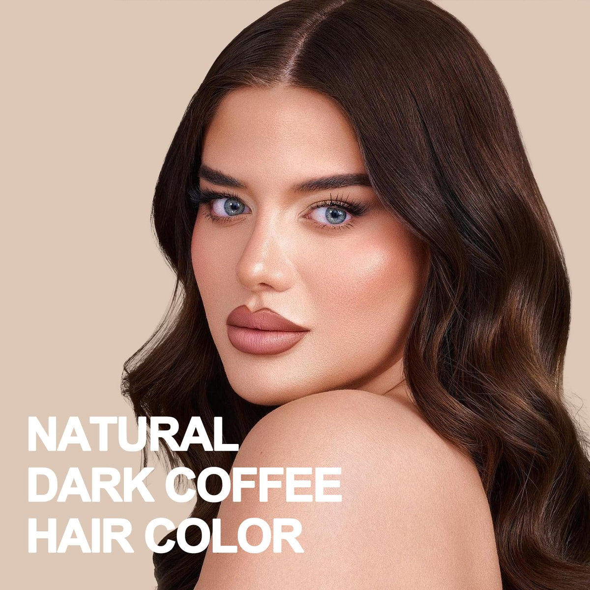 Onilyua Dark Coffee color change highlights natural-looking shade and depth.