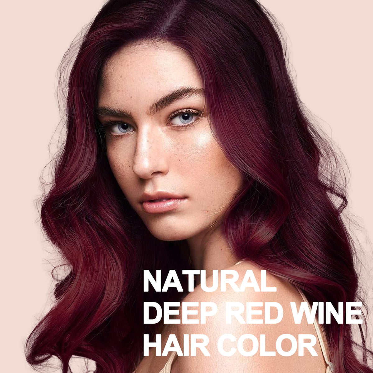 Onilyua dark wine red shampoo lather reveals even color distribution.