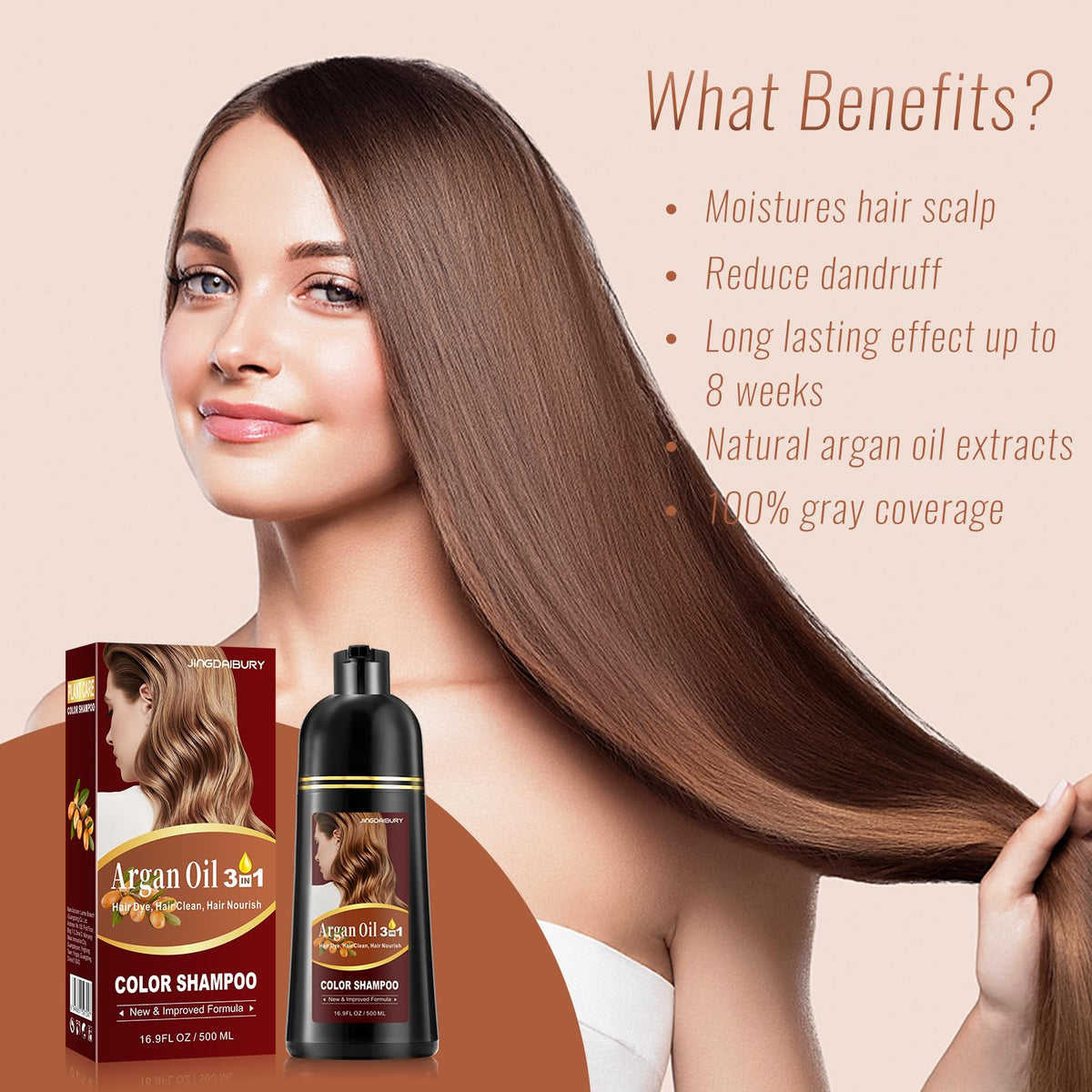 Onilyua gray hair coverage result suitable for men and women.