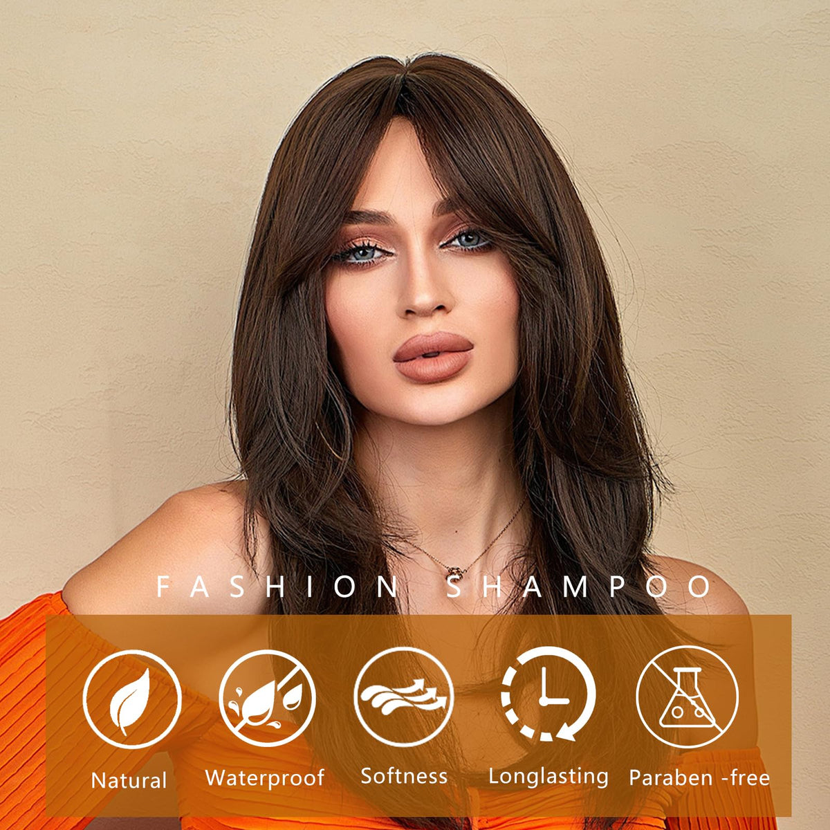 Lather action scene: Onilyua Light Brown dye shampoo creates rich foaming color.