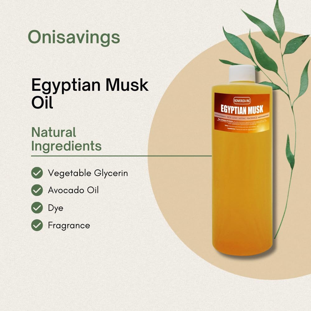 Onisavings Egyptian Musk fragrance oil used for DIY soaps